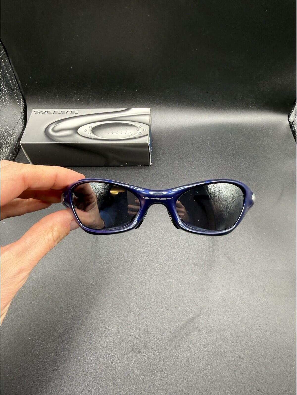 Oakley Valve 1.0 Blue W/Black Iridium Lenses 03-877